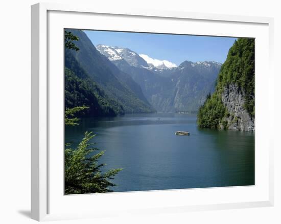 Koenigssee, Berchtesgadener Lsand, Bavaria, Germany, Europe-Hans Peter Merten-Framed Photographic Print