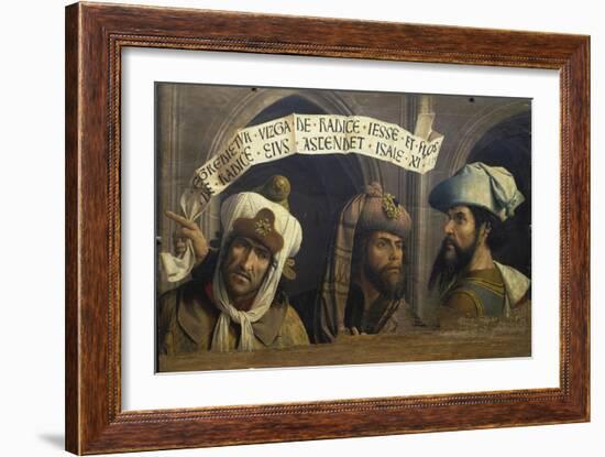 Koepfe Dreier Biblischer Propheten-Quinten Massys-Framed Giclee Print