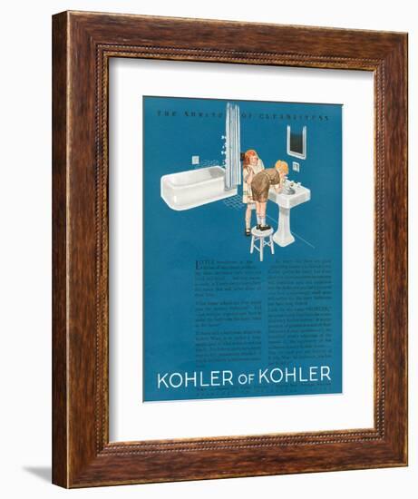 Kohler, Magazine Advertisement, USA, 1923-null-Framed Giclee Print