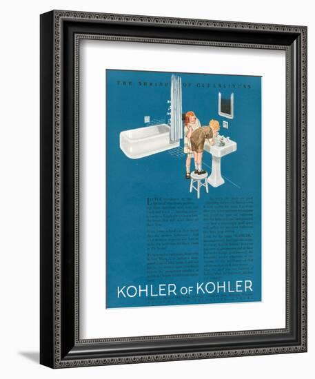 Kohler, Magazine Advertisement, USA, 1923--Framed Giclee Print