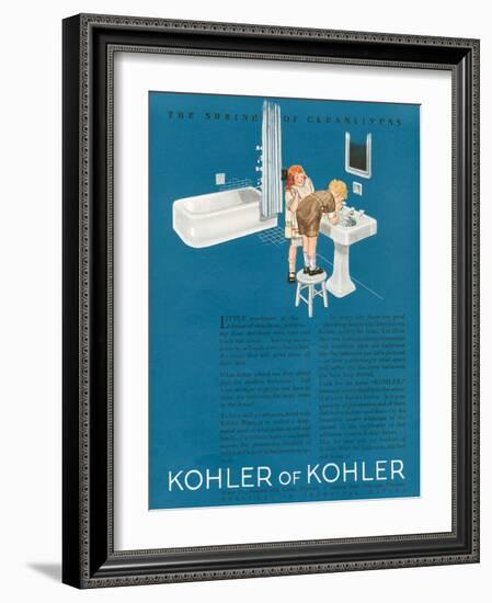 Kohler, Magazine Advertisement, USA, 1923-null-Framed Giclee Print