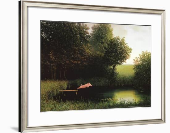 Kohler's Pig-Michael Sowa-Framed Art Print