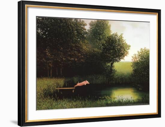 Kohler's Pig-Michael Sowa-Framed Art Print