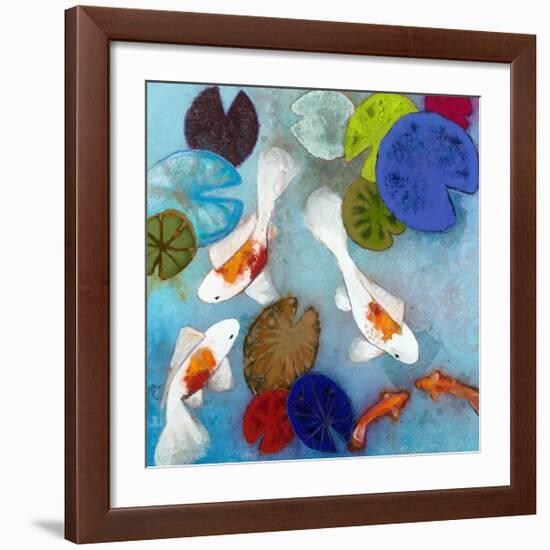 Koi 1-Aleah Koury-Framed Art Print