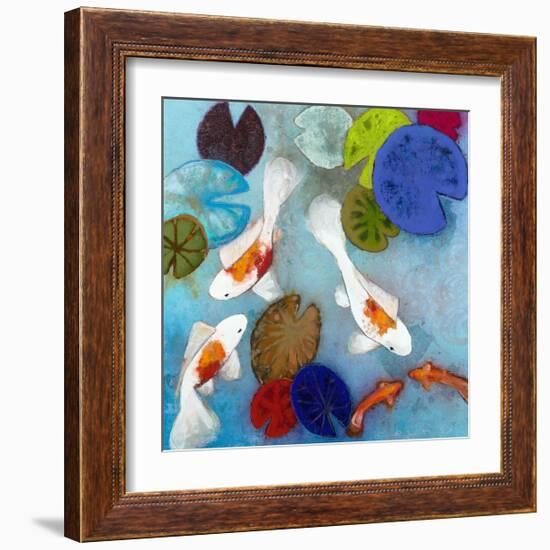 Koi 1-Aleah Koury-Framed Art Print