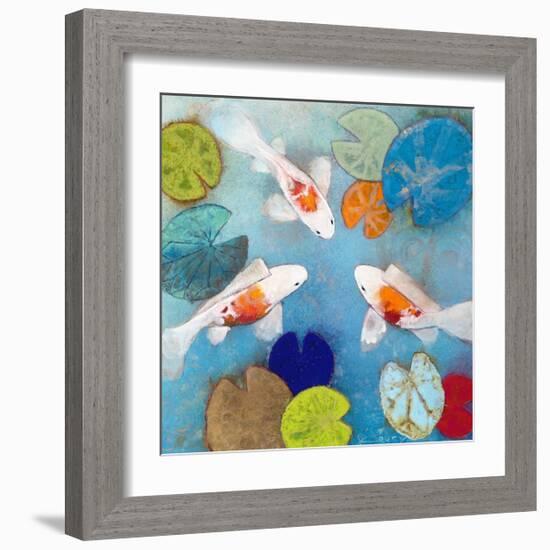 Koi 2-Aleah Koury-Framed Art Print