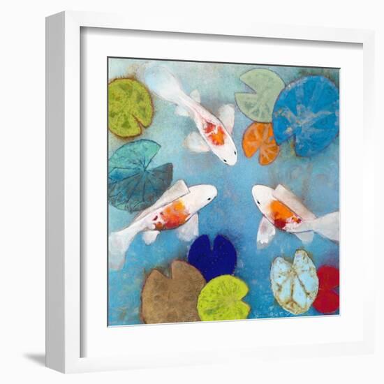 Koi 2-Aleah Koury-Framed Art Print