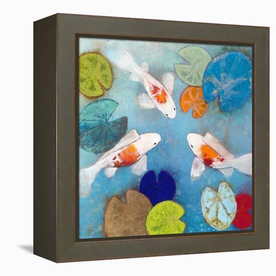 Koi 2-Aleah Koury-Framed Stretched Canvas