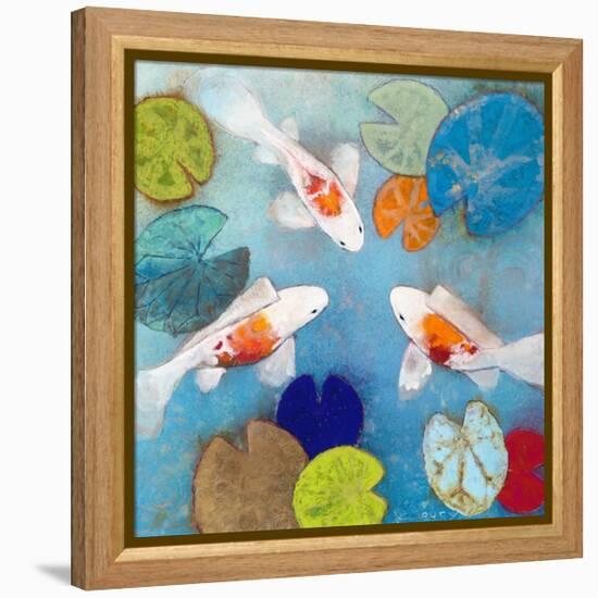 Koi 2-Aleah Koury-Framed Stretched Canvas