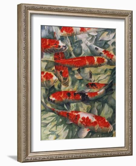 Koi Carp-Gareth Lloyd Ball-Framed Giclee Print