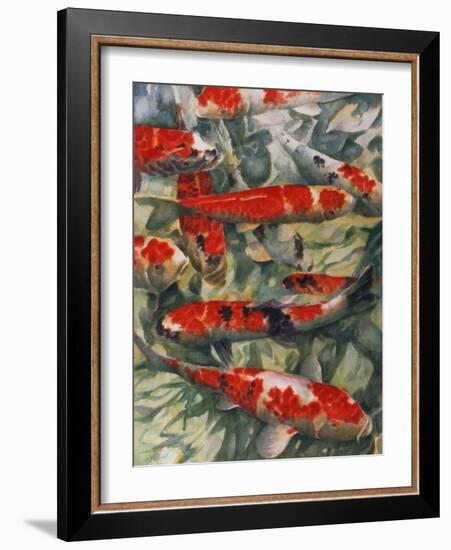 Koi Carp-Gareth Lloyd Ball-Framed Giclee Print