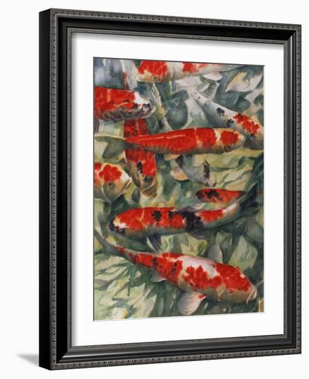 Koi Carp-Gareth Lloyd Ball-Framed Giclee Print