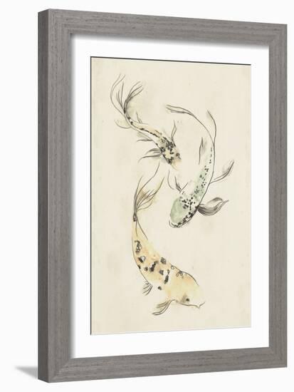 Koi Dance II-June Vess-Framed Art Print