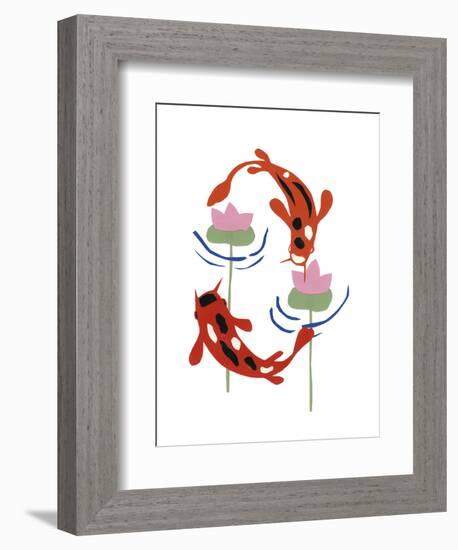 Koi Fantasy I-Alicia Ludwig-Framed Art Print