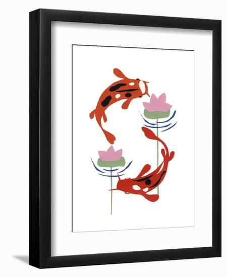 Koi Fantasy II-Alicia Ludwig-Framed Art Print