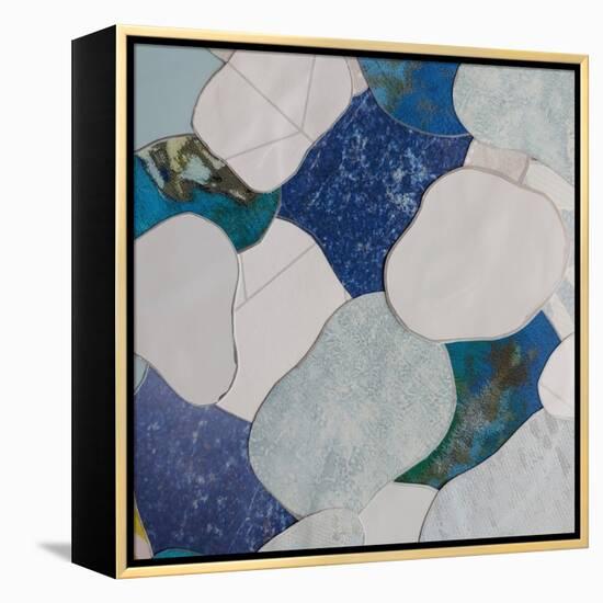 Koi Fish Pond II-Coco Good-Framed Stretched Canvas
