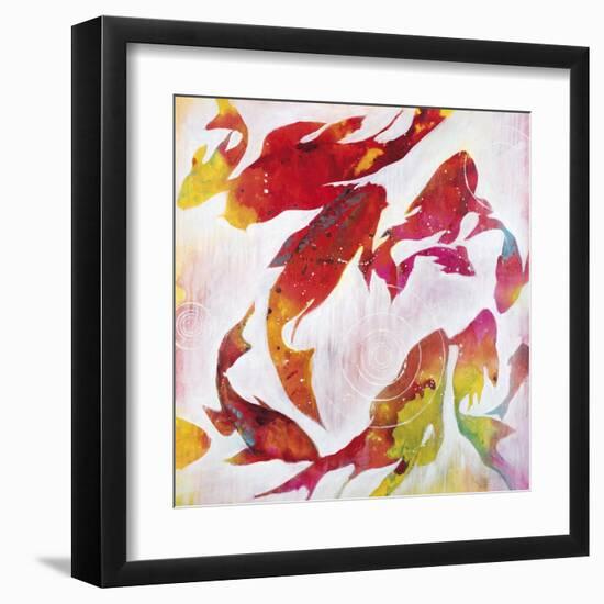 Koi Pond-Liz Jardine-Framed Art Print