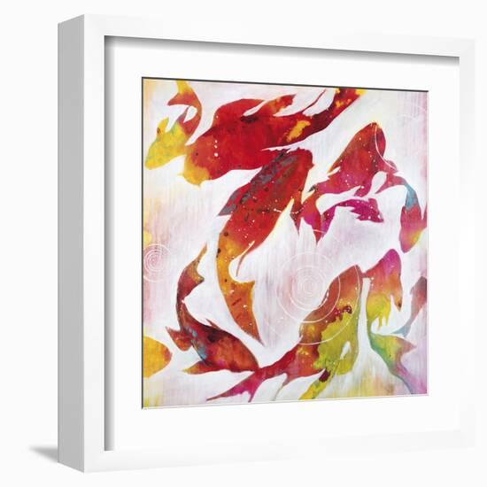 Koi Pond-Liz Jardine-Framed Art Print