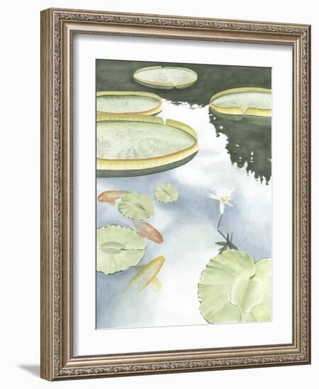 Koi Reflection I-Chariklia Zarris-Framed Art Print