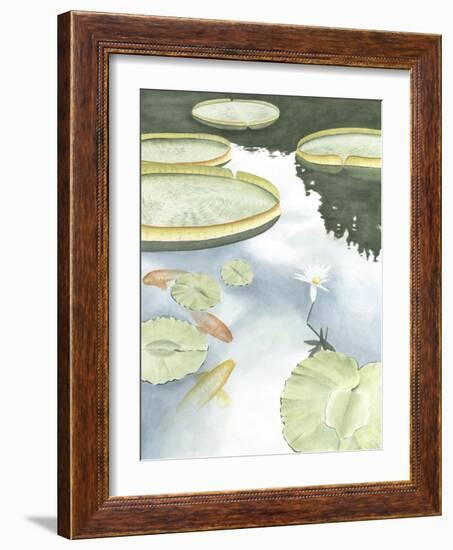 Koi Reflection I-Chariklia Zarris-Framed Art Print