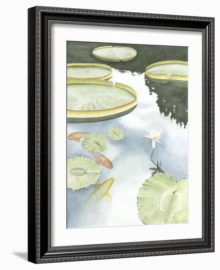 Koi Reflection I-Chariklia Zarris-Framed Art Print