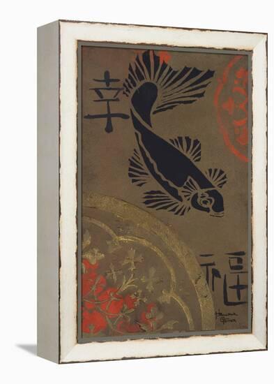 Koi Shield I-Hakimipour-ritter-Framed Stretched Canvas