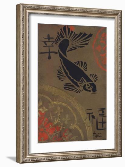 Koi Shield I-Hakimipour-ritter-Framed Art Print