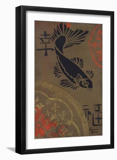 Koi Shield I-Hakimipour-ritter-Framed Art Print
