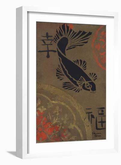 Koi Shield I-Hakimipour-ritter-Framed Art Print