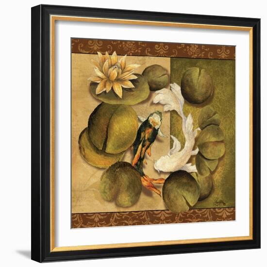 Koi Square I-Elizabeth Medley-Framed Art Print