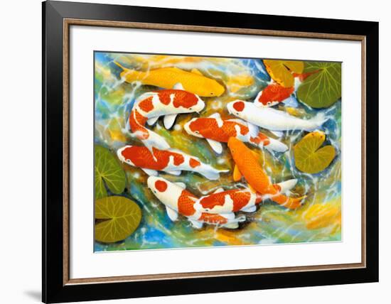 Koi-B^ Lee-Framed Art Print