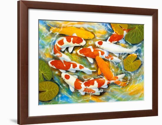 Koi-B^ Lee-Framed Art Print