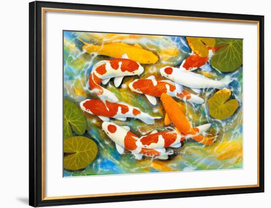 Koi-B^ Lee-Framed Art Print