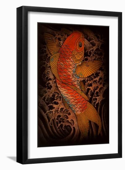 Koi-Clark North-Framed Art Print