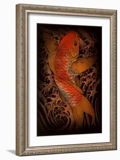 Koi-Clark North-Framed Art Print