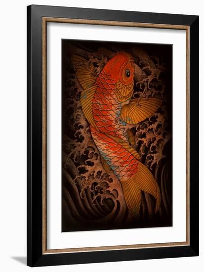 Koi-Clark North-Framed Art Print