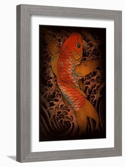 Koi-Clark North-Framed Art Print