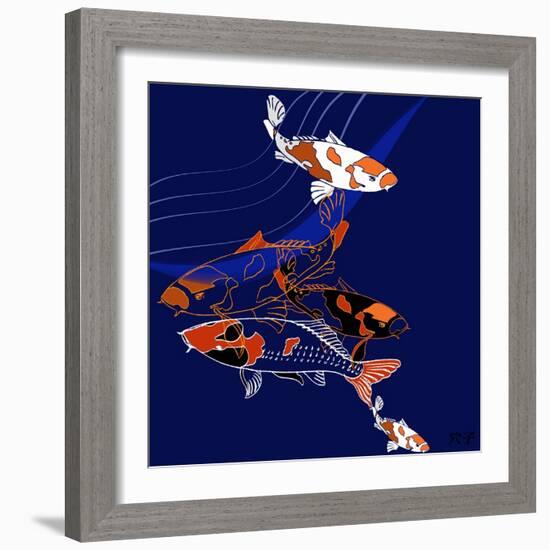 Koi-Anna Platts-Framed Giclee Print