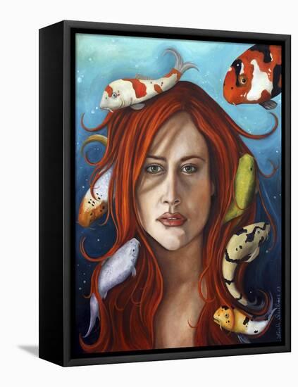 Koi-Leah Saulnier-Framed Premier Image Canvas