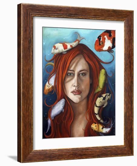 Koi-Leah Saulnier-Framed Giclee Print