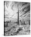 Super Skyline-Koji Tajima-Stretched Canvas