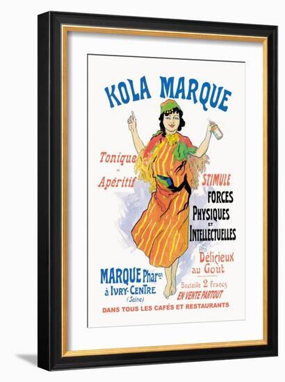Kola Marque Tonique et Apertif-Jules Ch?ret-Framed Art Print