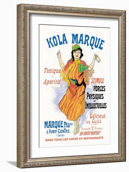 Kola Marque Tonique et Apertif-Jules Chéret-Framed Art Print