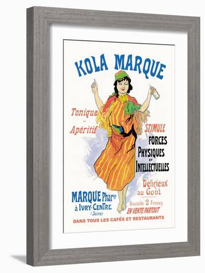 Kola Marque Tonique et Apertif-Jules Chéret-Framed Art Print