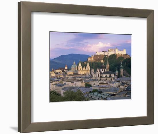 Kollegienkirche and Cathedral in Old Town, Salzburg, Austria-Gavin Hellier-Framed Photographic Print