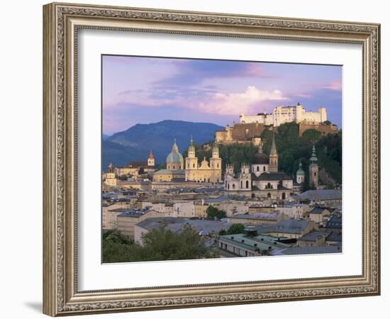 Kollegienkirche and Cathedral in Old Town, Salzburg, Austria-Gavin Hellier-Framed Photographic Print
