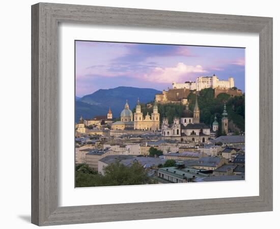 Kollegienkirche and Cathedral in Old Town, Salzburg, Austria-Gavin Hellier-Framed Photographic Print