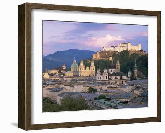 Kollegienkirche and Cathedral in Old Town, Salzburg, Austria-Gavin Hellier-Framed Photographic Print