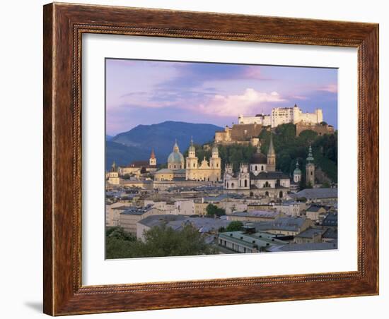 Kollegienkirche and Cathedral in Old Town, Salzburg, Austria-Gavin Hellier-Framed Photographic Print