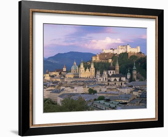 Kollegienkirche and Cathedral in Old Town, Salzburg, Austria-Gavin Hellier-Framed Photographic Print